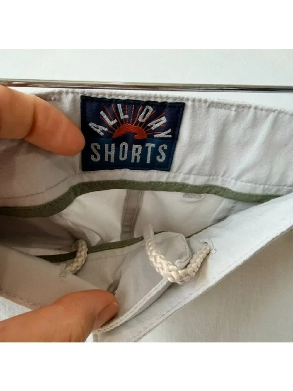 Faherty Essential Chino Shorts Rocky Grey Men's Size 34 A175